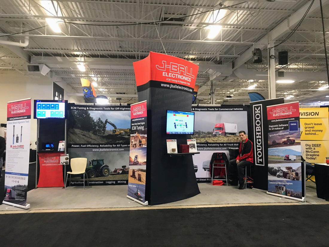 J-Ball Electronics at the National Heavy Equipment Show in Mississauga Ontario