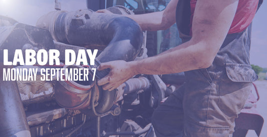 Closed September 7 for Labor Day