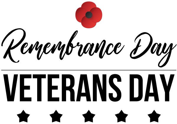 Open November 11 Remembrance/Veterans Day