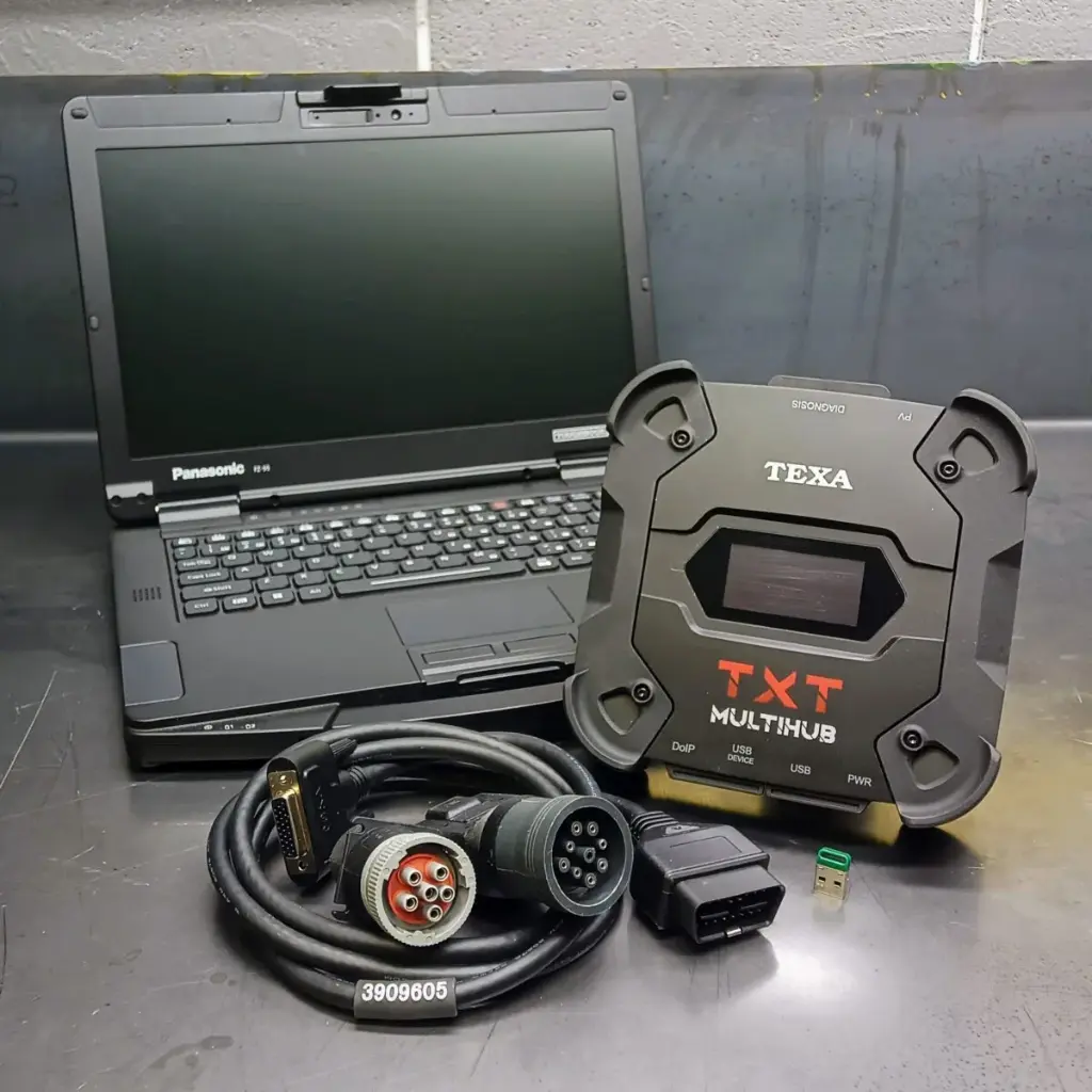 TEXA Truck with Panasonic FZ-55 TOUGHBOOK Diagnostic Kit